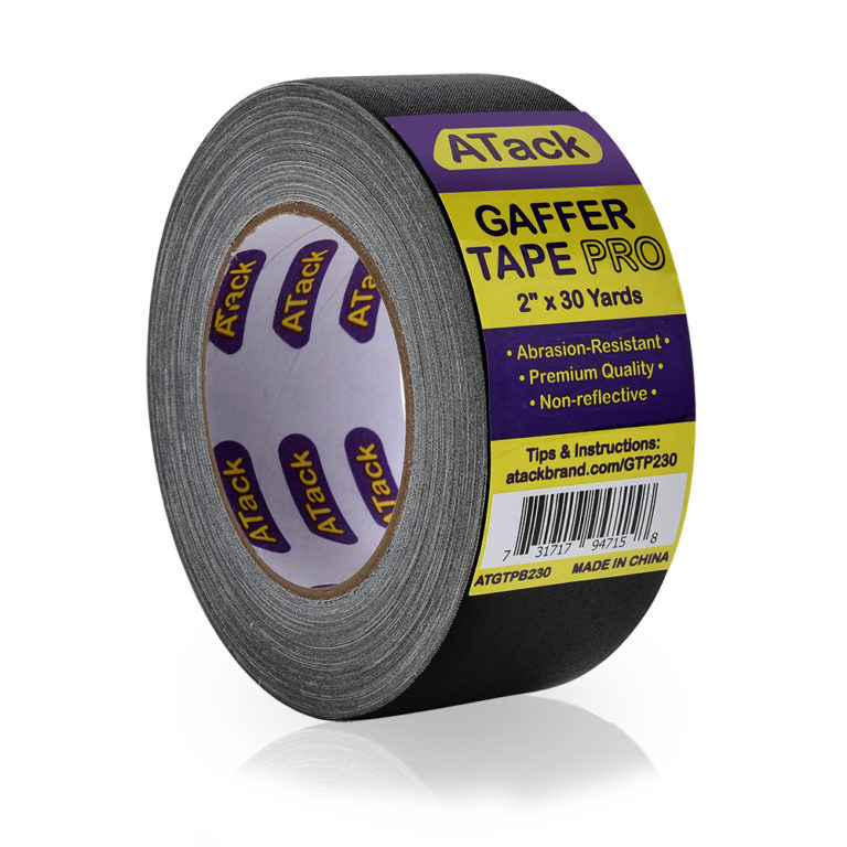 ATack Gaffer Tape Pro Black, 2″ x 30 Yards